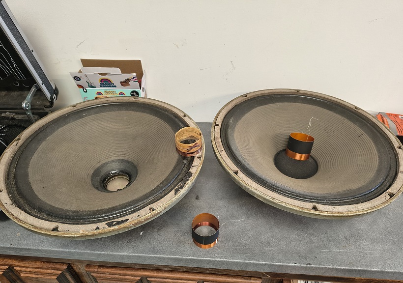 Rénovation bobine mobile vintage suspension Nantes (44 – Loire‑Atlantique)