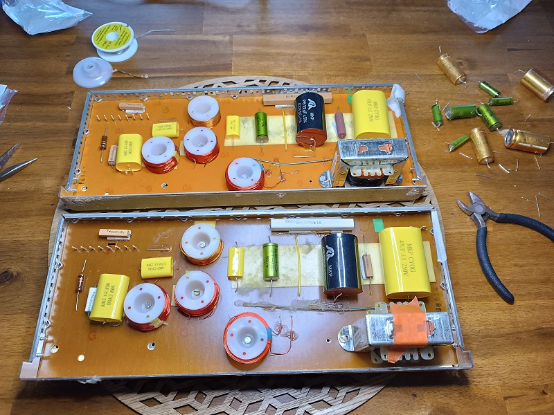 Réparation Hifi filtre passif condensateur (44 – Loire‑Atlantique)